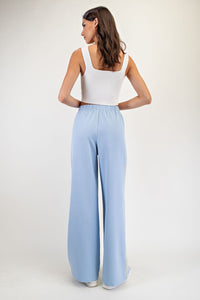 Sidetracked Stripe Pants - Light Blue