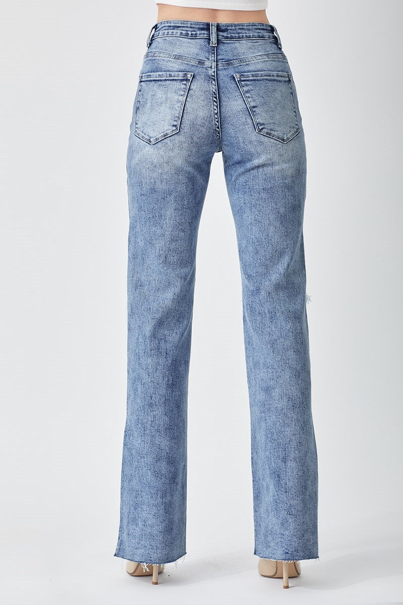 Archer High Rise Straight Leg Jeans