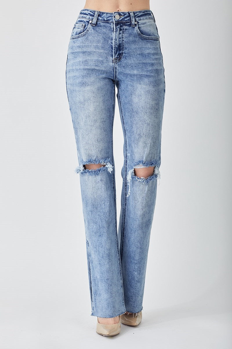 Archer High Rise Straight Leg Jeans