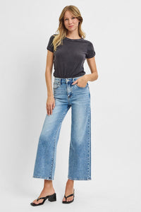 Kayce High Rise Wide Leg Crop Jeans