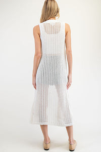 Effortless Ensemble Crochet Button Cardigan Vest