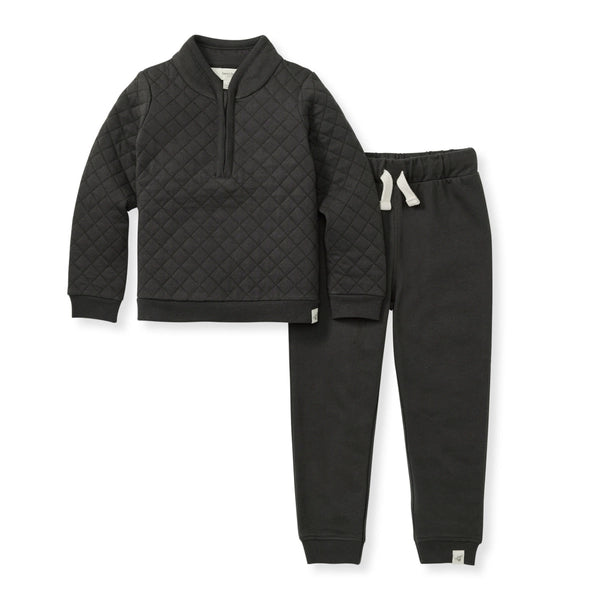 Quilted Organic Cotton 2 PC Set