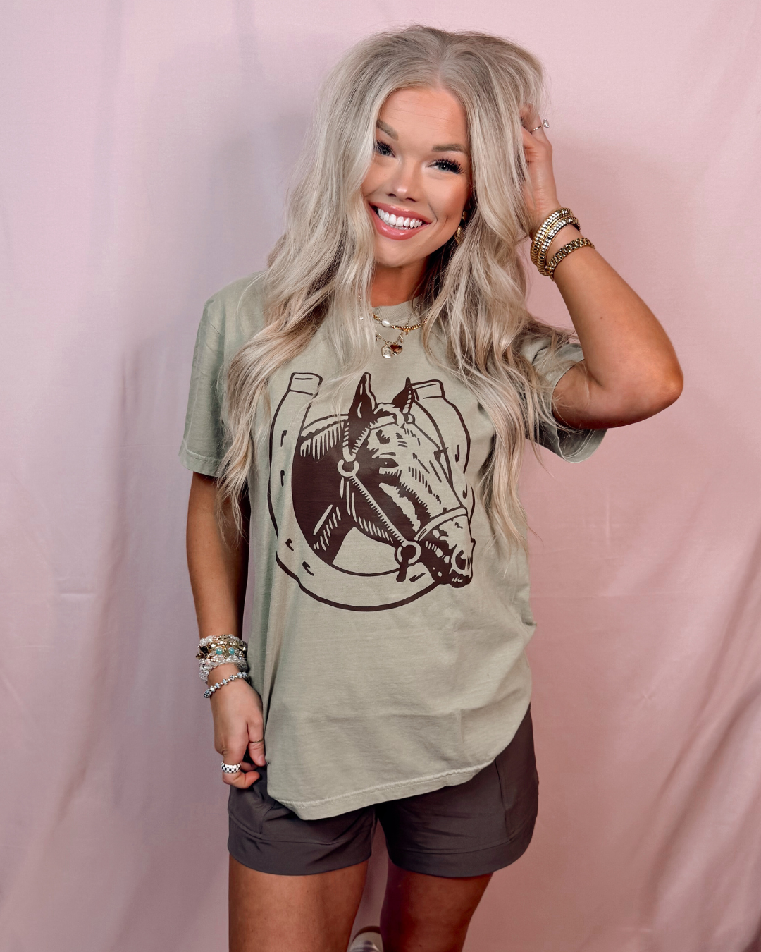 One Lucky Horse Graphic Tee