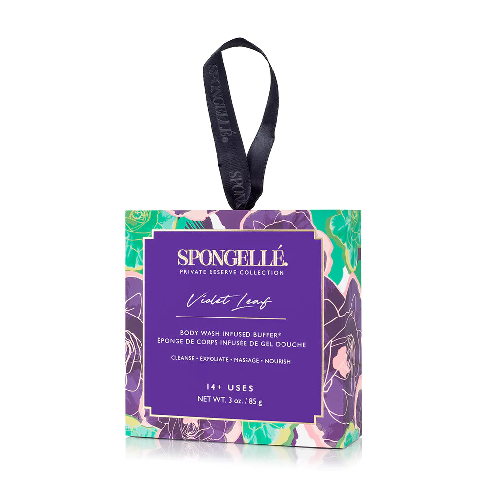 Spongelle Private Reserve Body Wash Infused Buffer - VIOLET LEAF