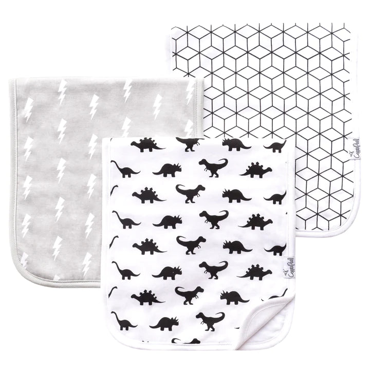 CP Set Of 3 Premium Burp Cloths - Wild
