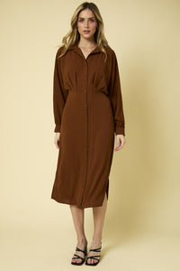 Martini Moments Midi Collared Dress