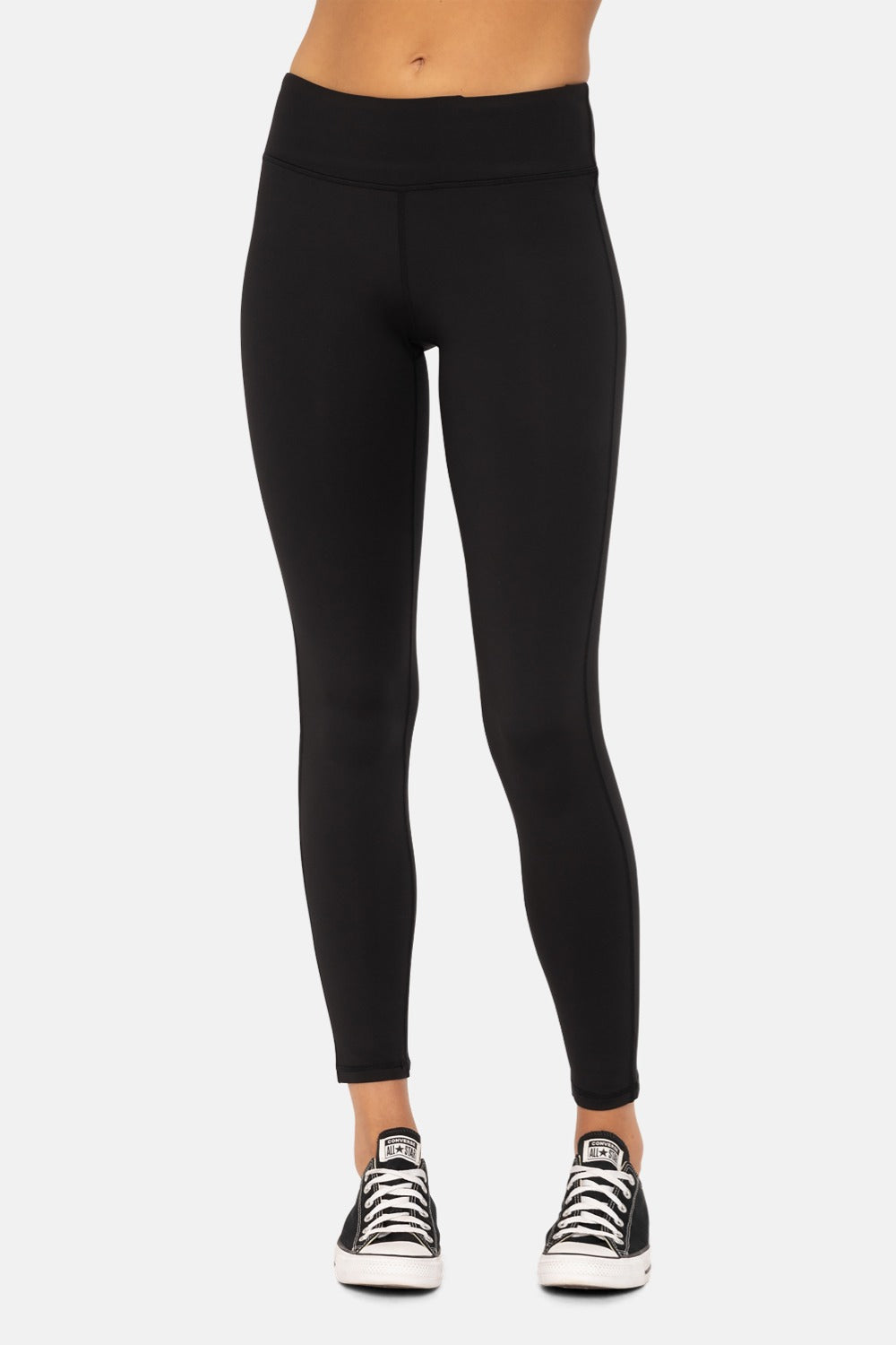 Worth The Hype High-Waisted Sleek Leggings - Black