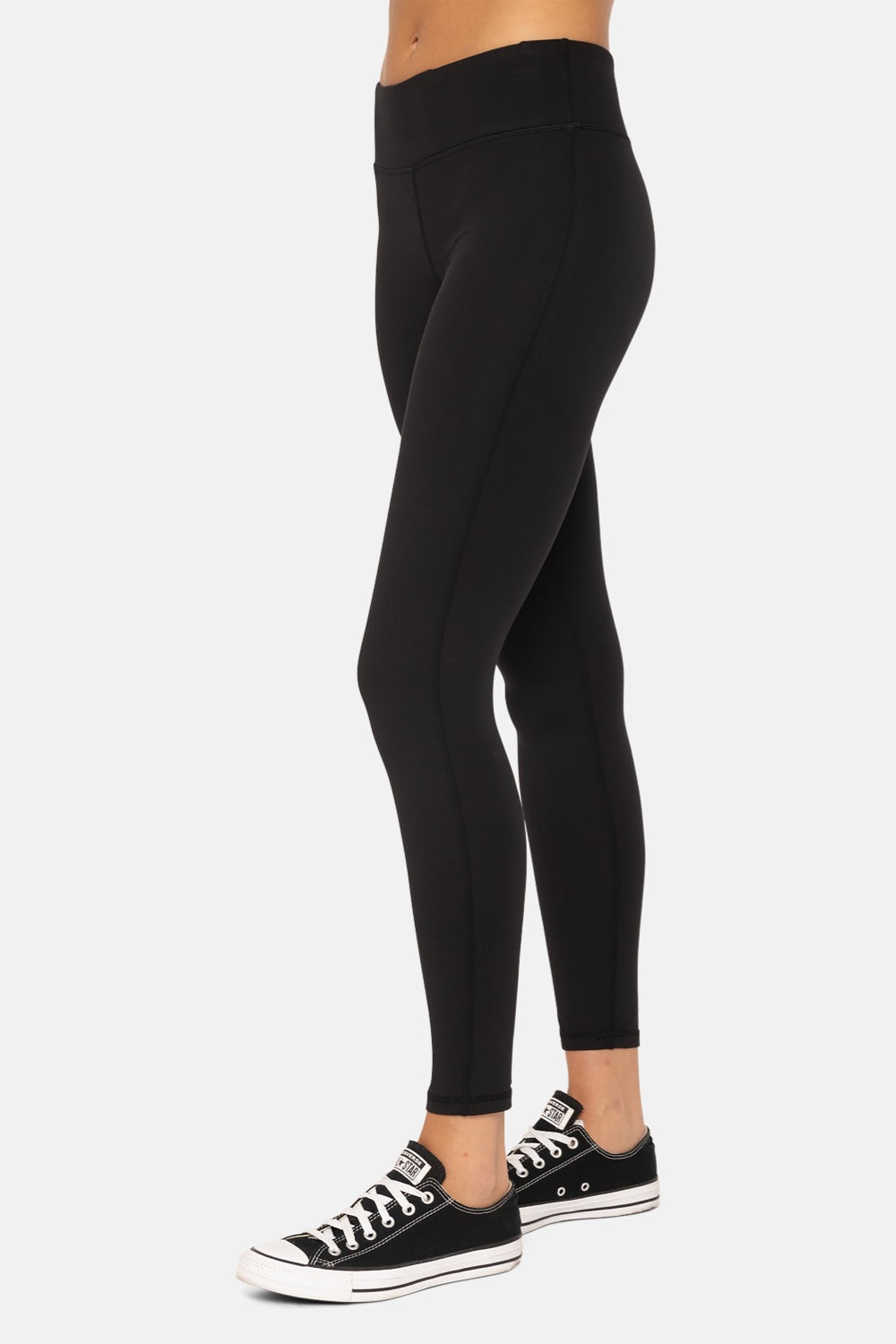 Worth The Hype High-Waisted Sleek Leggings - Black