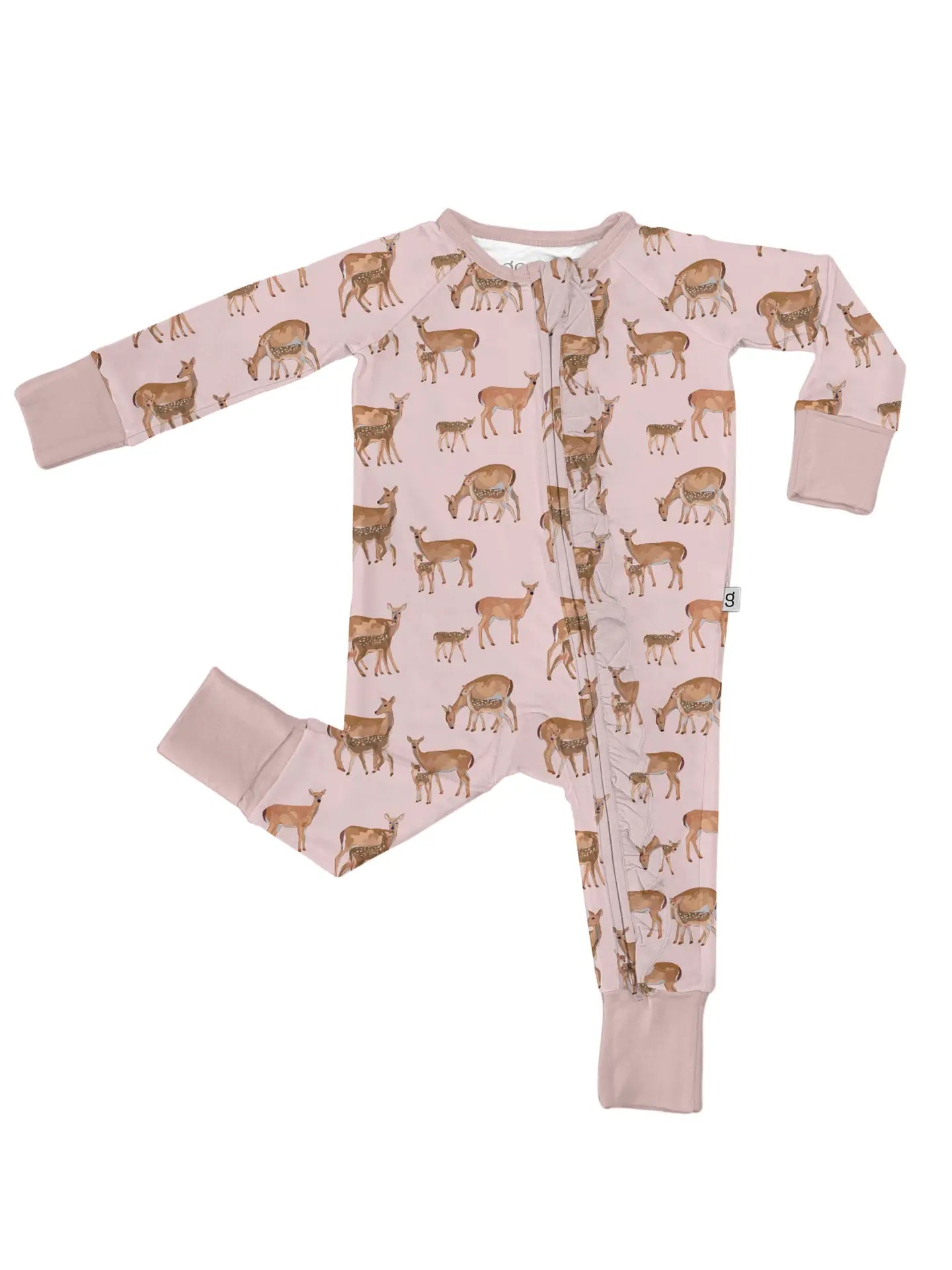 Does & Fawns Long Sleeve - Convertible Zip Pajamas