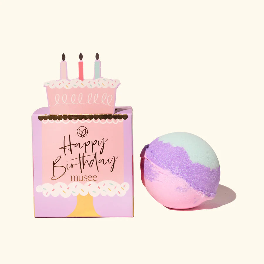 Musee Boxed Happy Birthday Surprise Bath Bomb