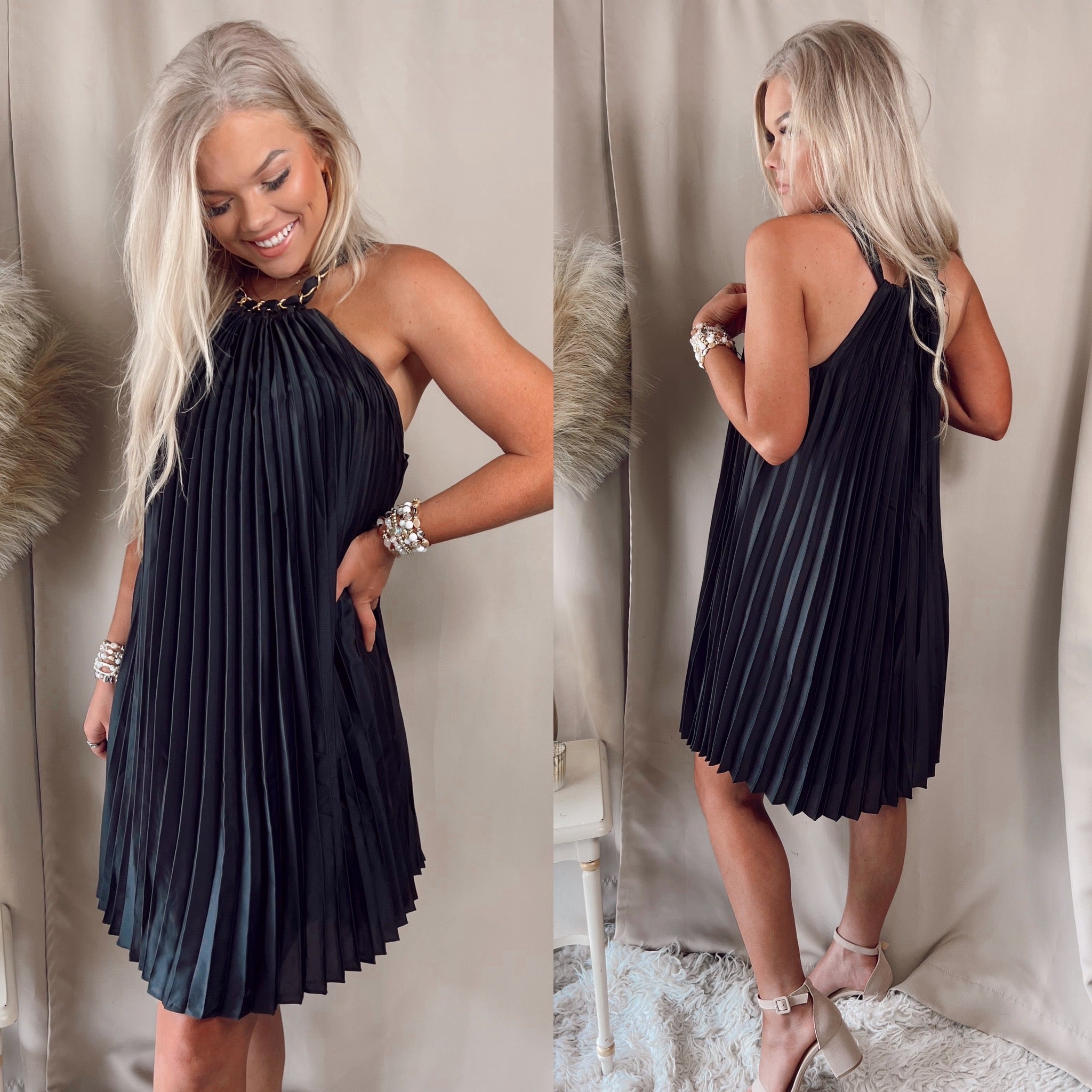Head Over Heels Halter Dress