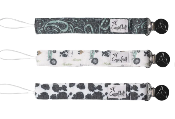 CP Asst 3-Pack Binky Clip - Jo