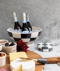 Serve Checkered Bowl Set