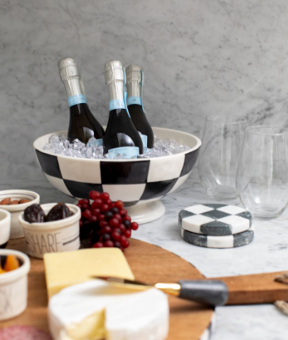 Serve Checkered Bowl Set