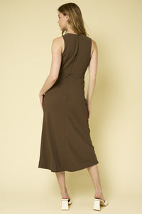 Plot Twist Cut Out Midi Dress