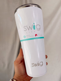 Swig Shimmer White Diamond - 32 oz Tumbler