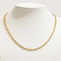 14K Gold Dipped Mariner Chain Necklace