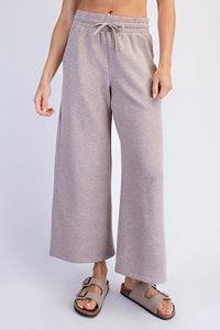 Everyday Intent Essential Luxe Basic Pants - Heather Taupe