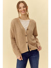 Cover Me In Crochet Knit Cardigan