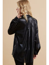 Made For Me Metallic Blouse - Black