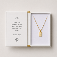 Lenny & Eva | Storytellers Necklace Collection - The Sun Will Rise