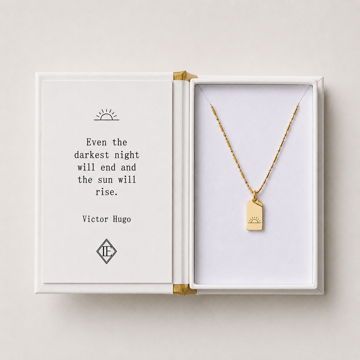 Lenny & Eva | Storytellers Necklace Collection - The Sun Will Rise