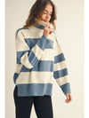 Cozy Country Club Striped Collared Pullover