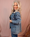 Marfa Studded Details Denim Jacket