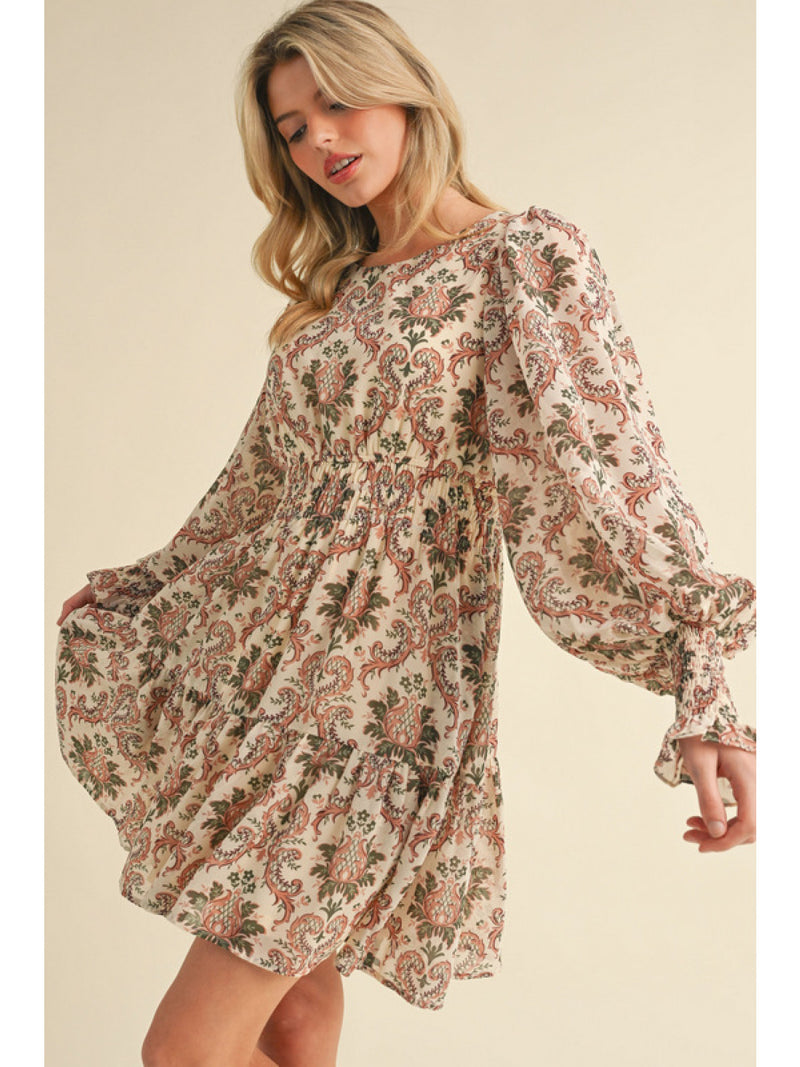 Cutest Persuasion Chiffon Printed Dress