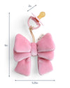 Itzy Ritzy Bitzy Pal Natural Rubber Pacifier & Plush: Bow