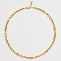 14K Gold Dipped Mariner Chain Necklace