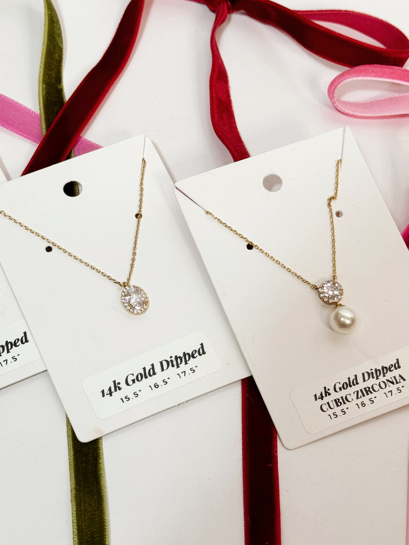 Assorted 14K Gold Dipped Dainty Necklaces