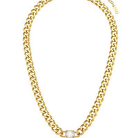 The No. 5 Legacy Gold Linked 16-18" Water Resistant Necklace