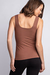 Style Staple Everyday Butter Soft Tank Tops - Java