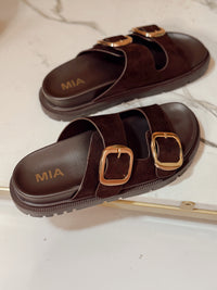 MIA Gen Sandals - Chocolate Suede