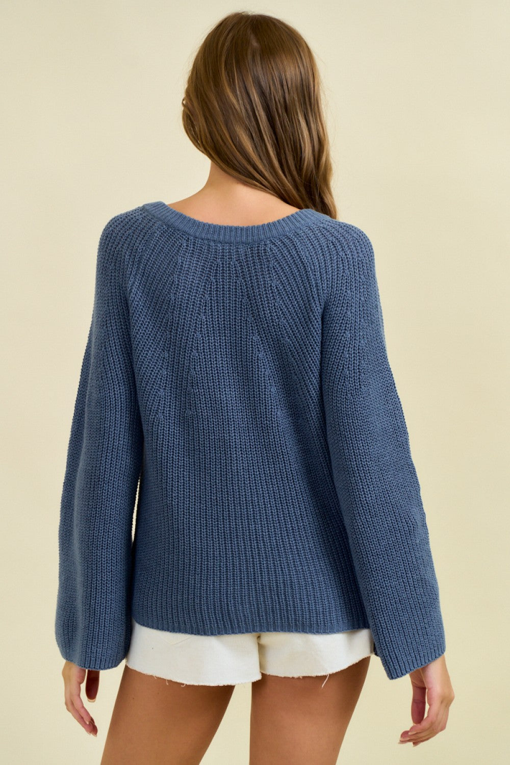 Calm, Cozy & Collected Cardigan - Denim Blue