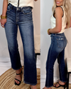 Timeless Tummy-Control HR Slim Straight Leg Jeans - Dark Wash