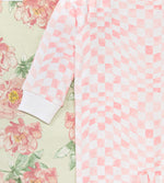 Soft Elegant Floral & Wavy Check Sleep & Play - 2 Pack