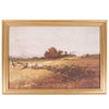 Gold Framed Rural Farm Artwork Decor