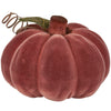 Velvet Flocked Pumpkins