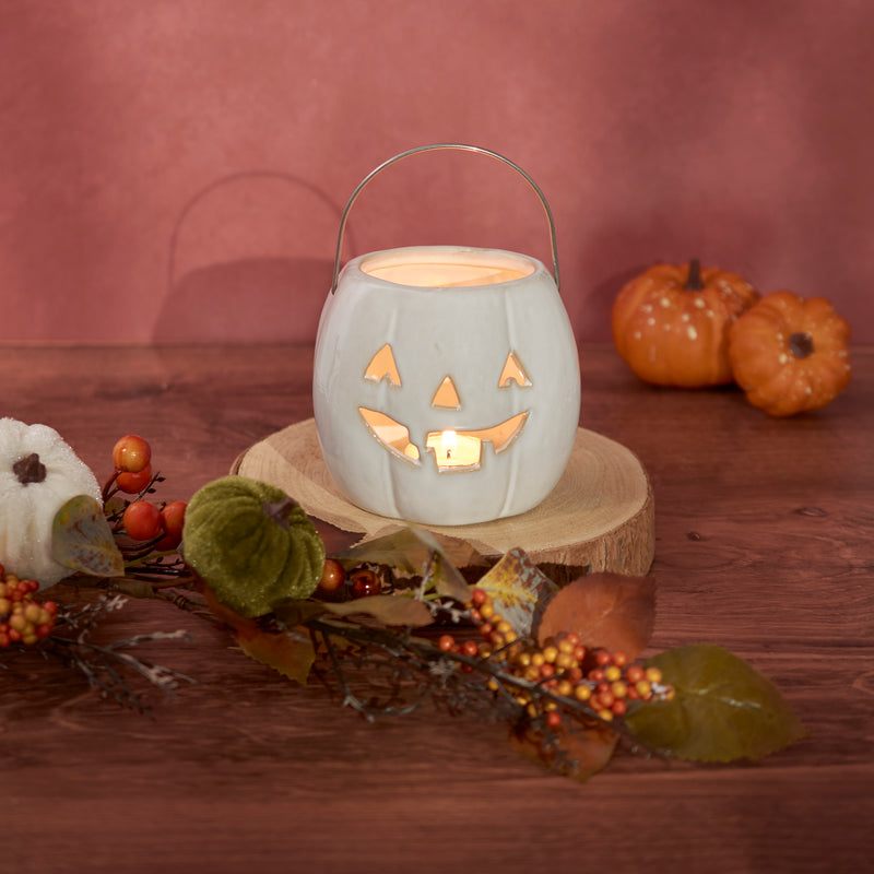 Stoneware Happy Jack Lantern