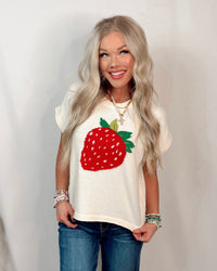 Strawberry Sugar Knit Top
