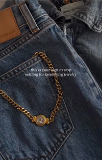 Bella Coin Water Resistant Necklace