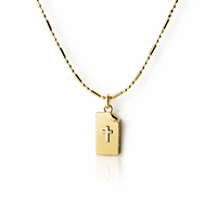 Lenny & Eva | Storytellers Necklace Collection : Cross - Luke 8:50