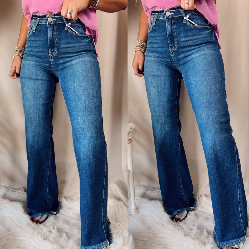 Zayn High Rise Wide Leg Jeans