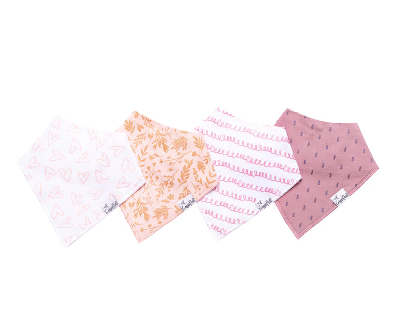 CP Assorted Set of 4 Bandana Bibs - Lola