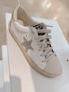 Gaby Neutral Rhinestone Star Sneakers