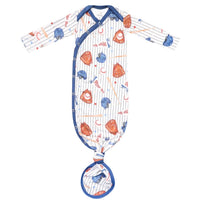 Copper Pearl | All Star - Newborn Knotted Gown