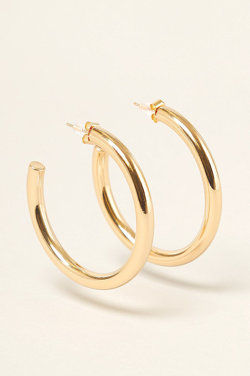 Everyday Essential 14K Gold Dipped 2" Thicker Hoops