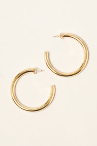 Everyday Essential 14K Gold Dipped 2" Thicker Hoops
